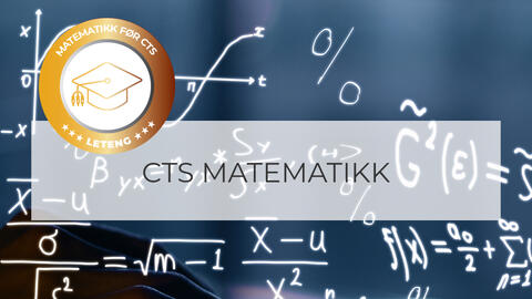 MATEMATIKK FØR CTS